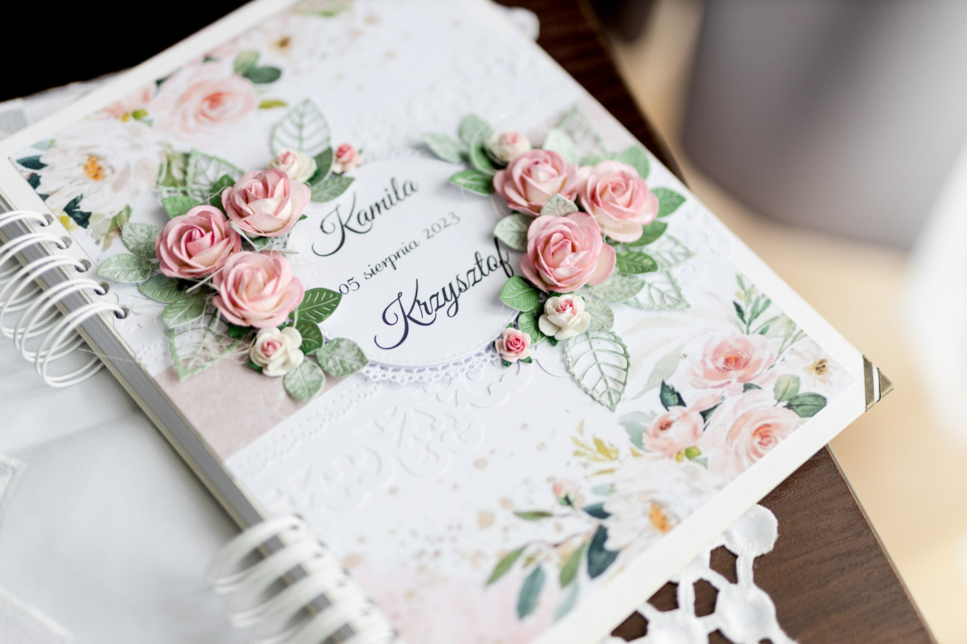 ręcznie robiony album