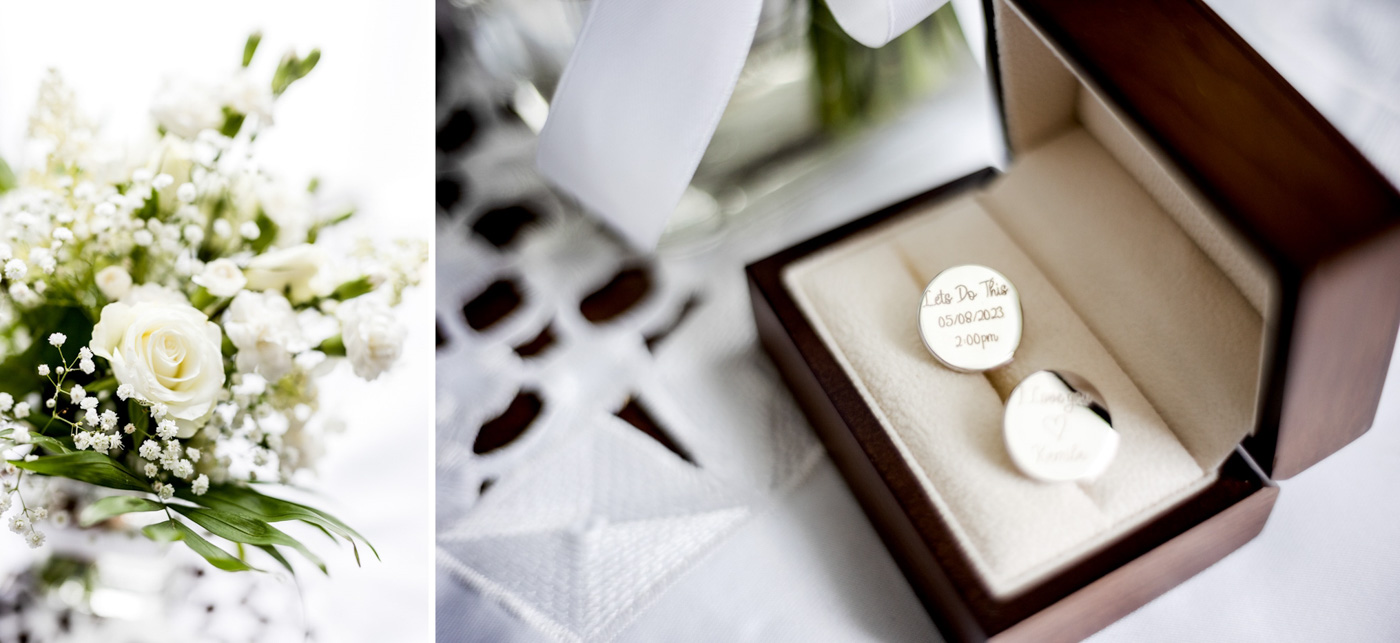 spinki do mankietów ślub