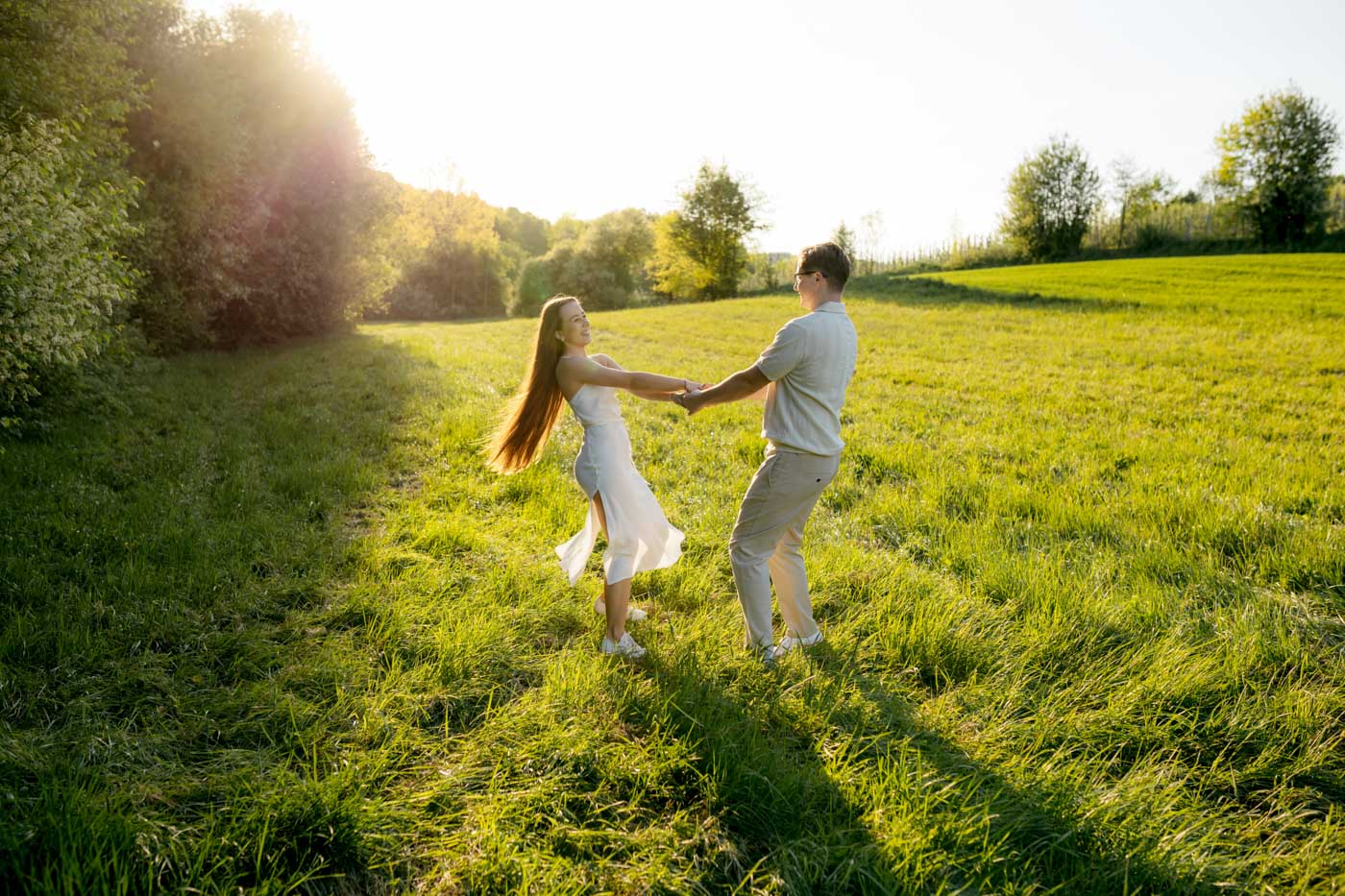 wiosenna sesja narzeczeńska Kraków