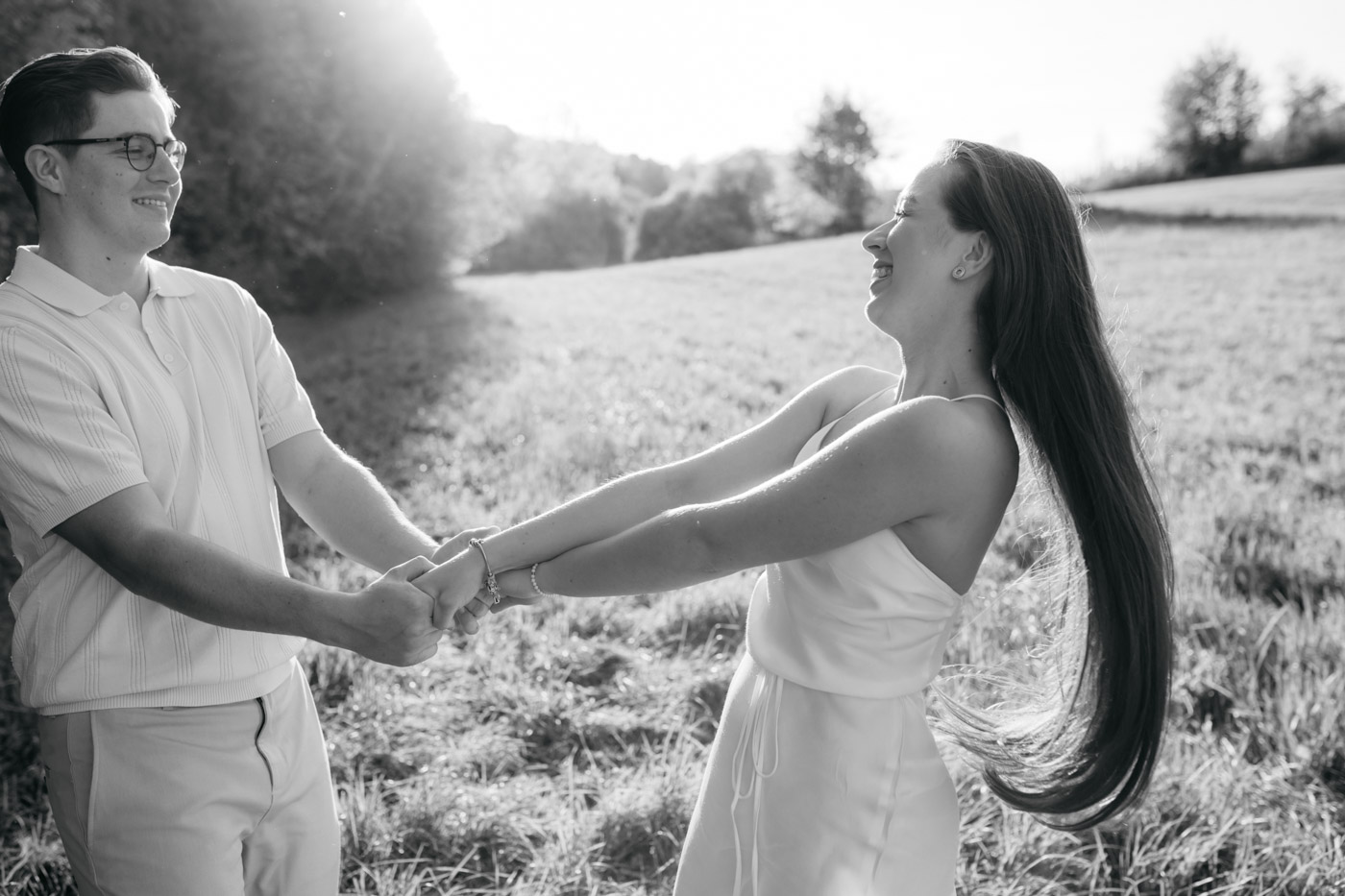 wiosenna sesja narzeczeńska Kraków