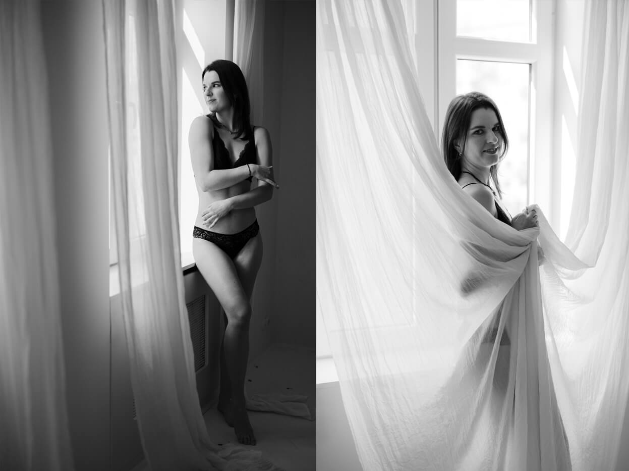 sesja kobieca w studio Kraków naturalna fotografia