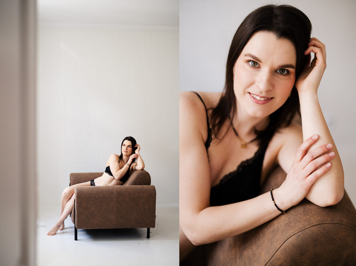 sesja kobieca w studio Kraków naturalna fotografia