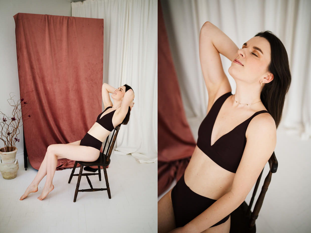 sesja kobieca w studio Kraków naturalna fotografia