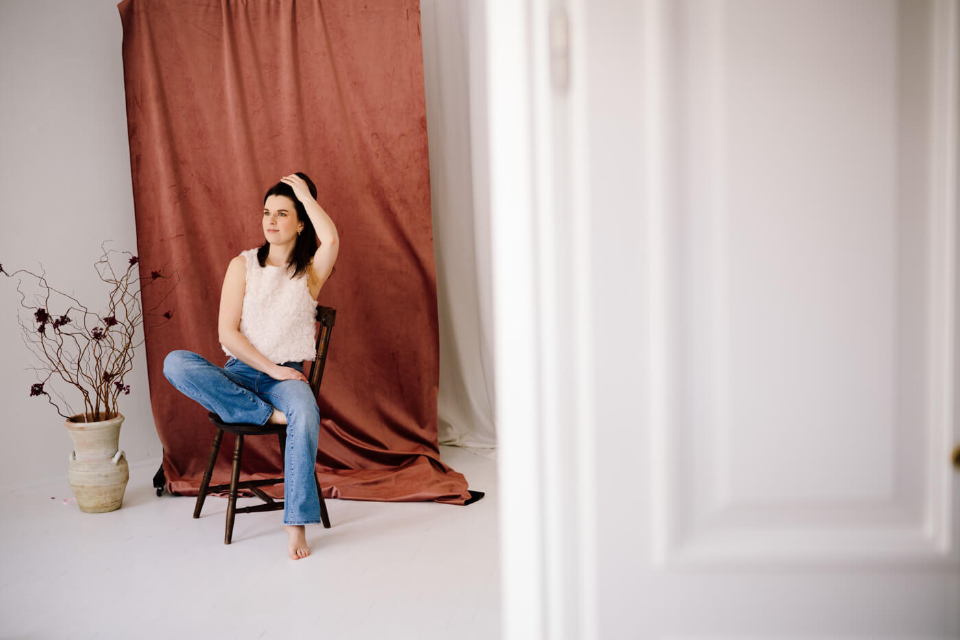 kobieca sesja zdjęciowa w studio Kraków