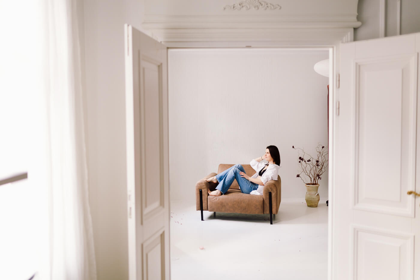 kobieca sesja zdjęciowa w studio Kraków