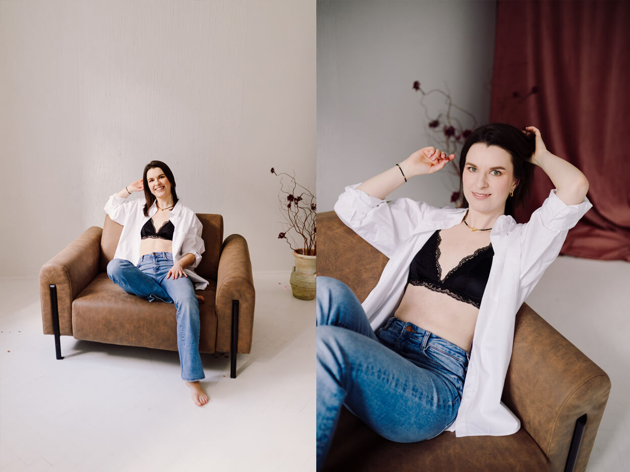 kobieca sesja zdjęciowa w studio Kraków