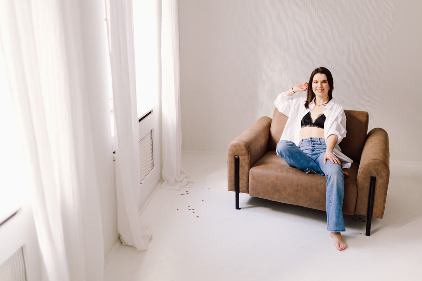 kobieca sesja zdjęciowa w studio Kraków