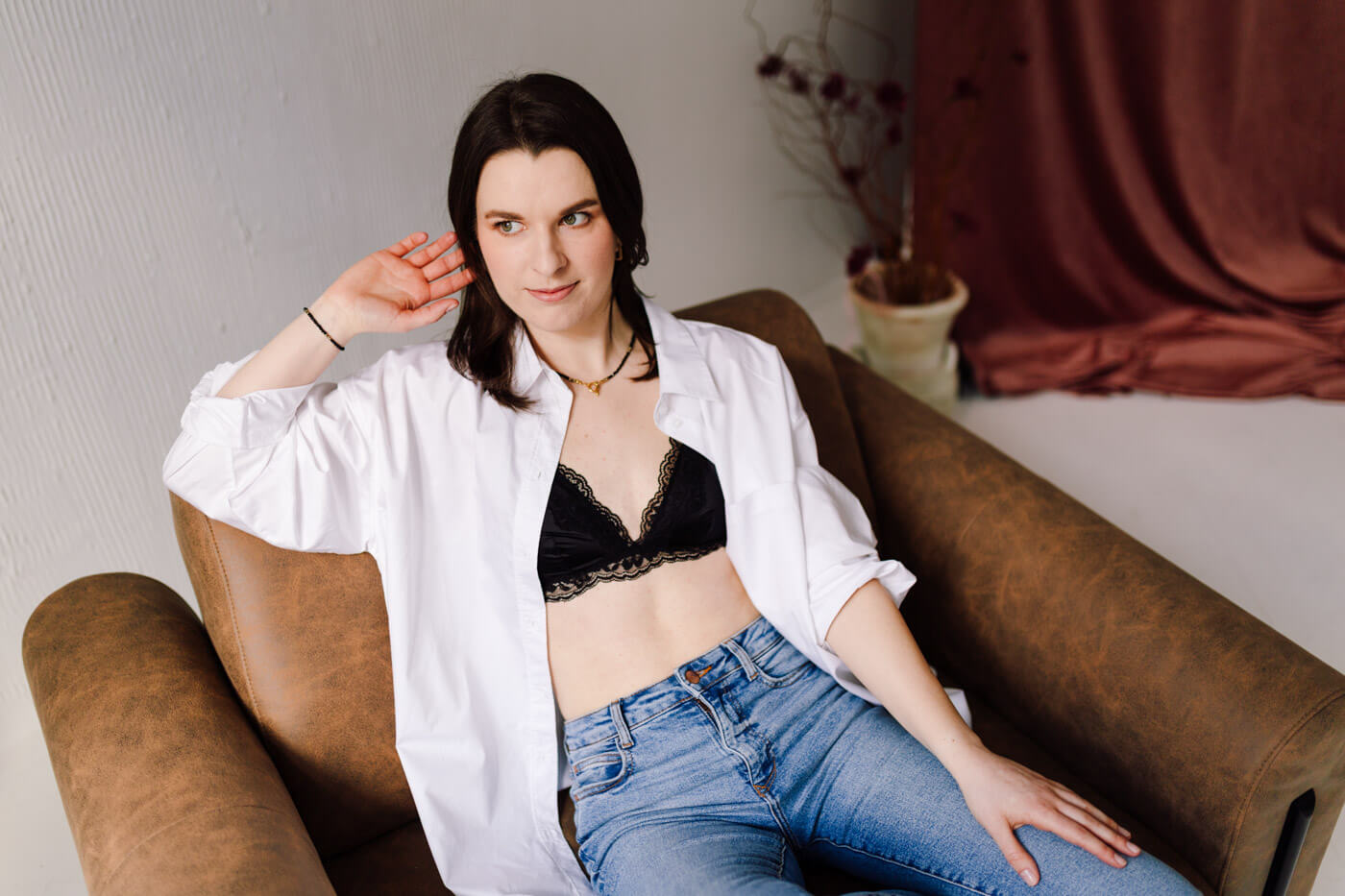 kobieca sesja zdjęciowa w studio Kraków