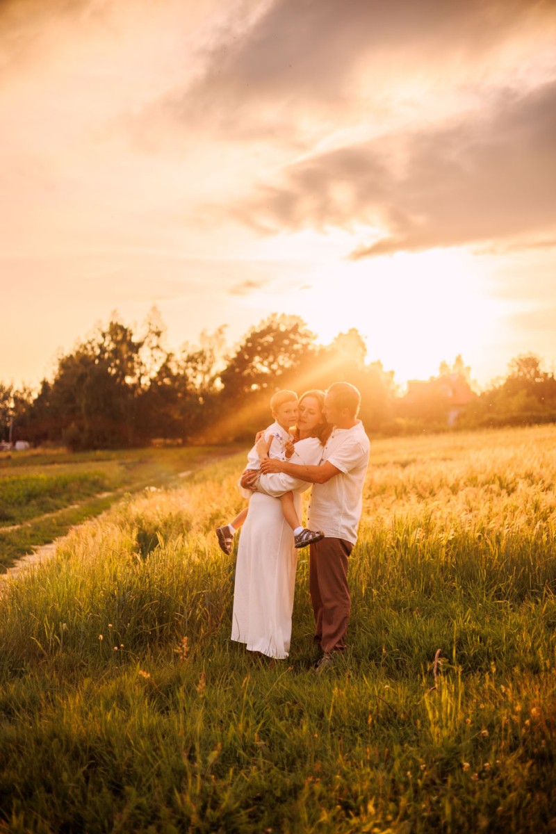 sesja rodzinna w plenerze